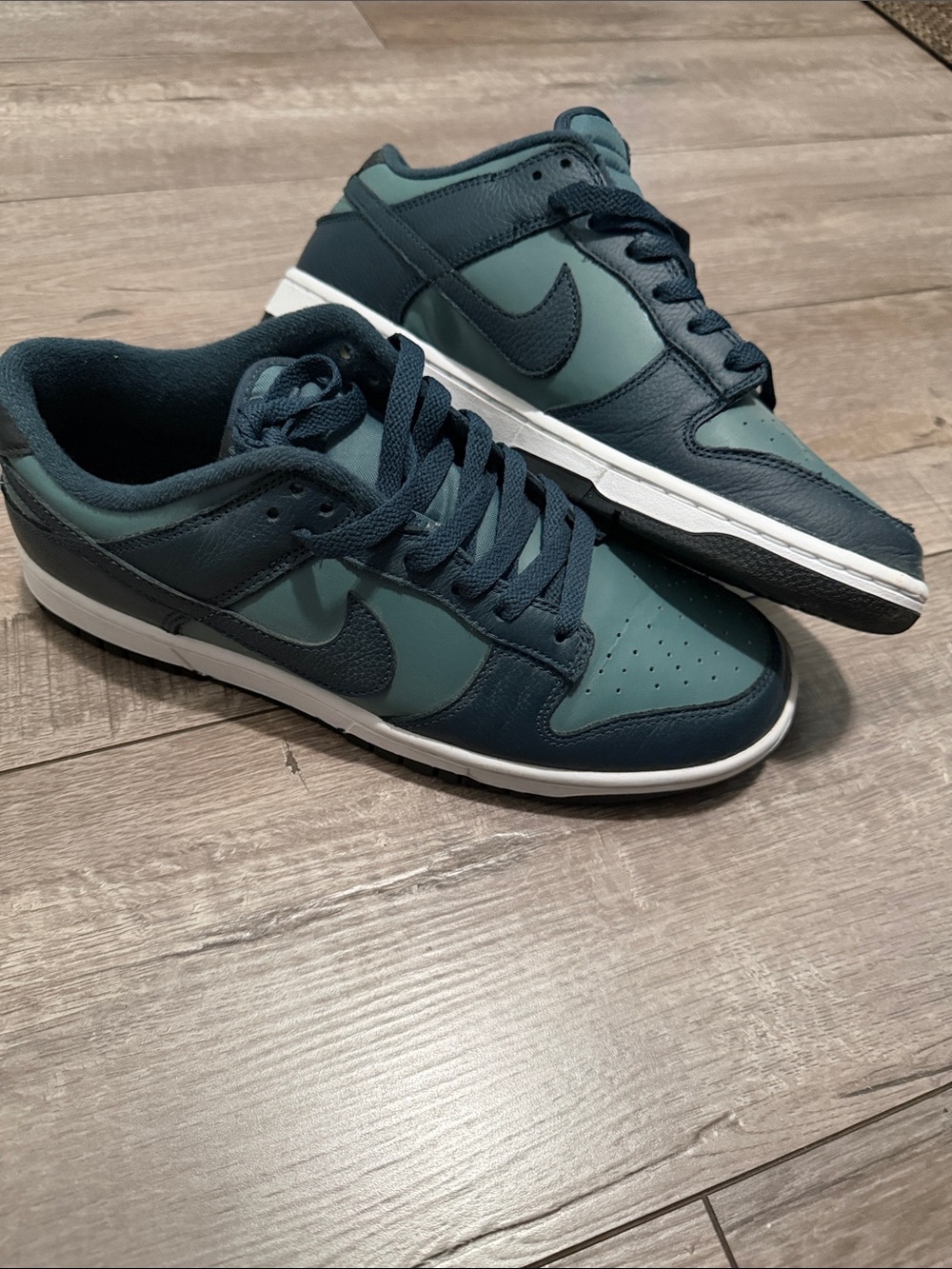 Nike Low-Top Sneakers in Teal and Dark Teal
